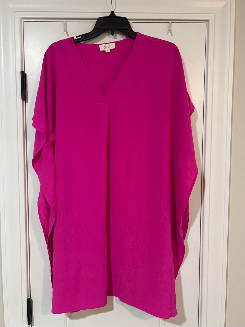 Eloquii Women's Fuchsia V-Neck Tunic